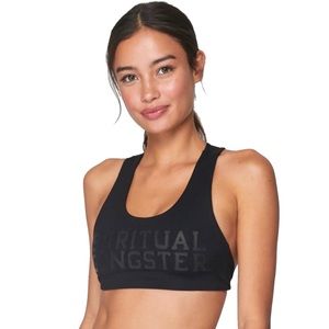 Spiritual Gangster black sports bra - medium